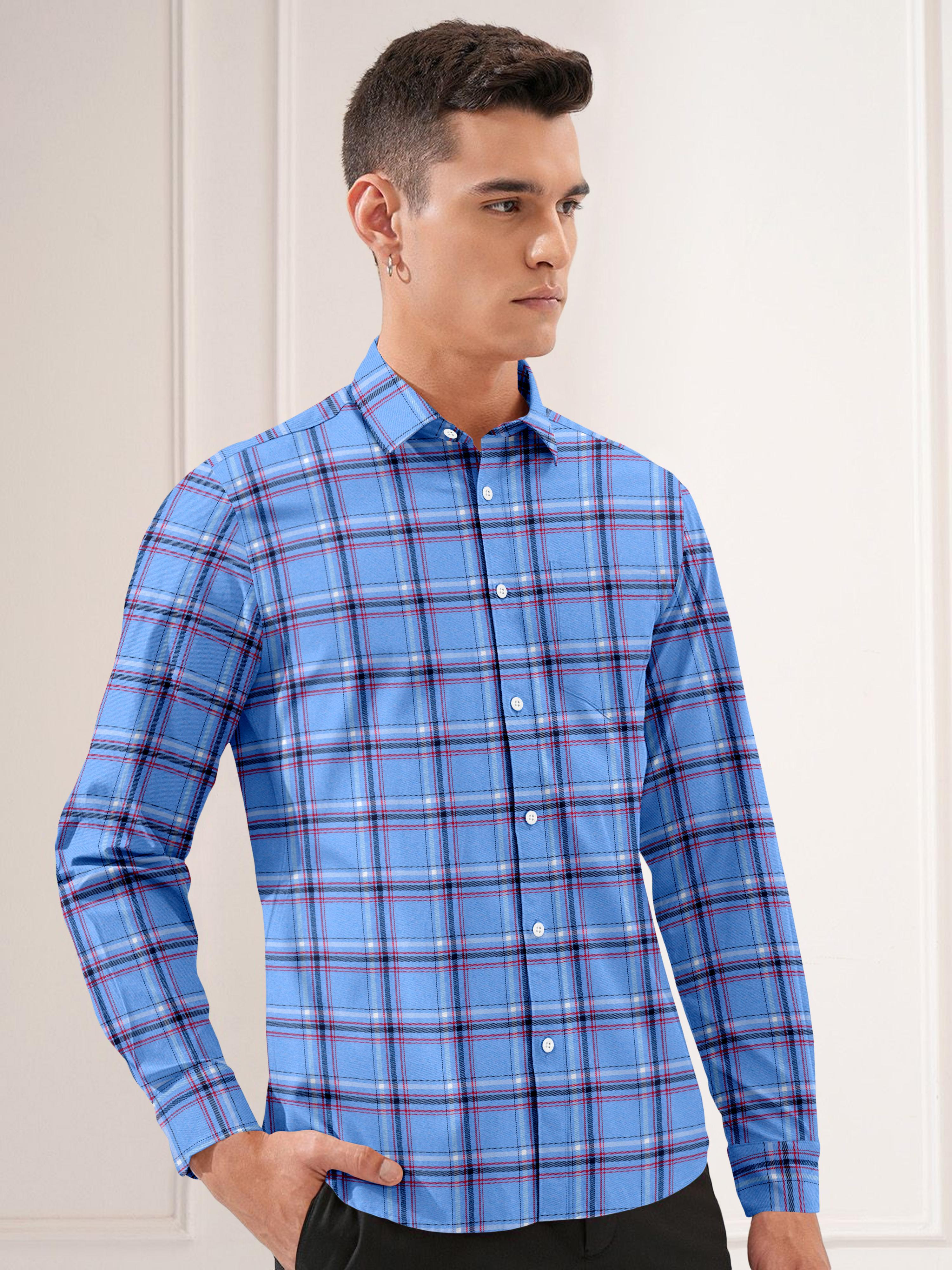 Mens Checkered Casual Shirt Mens Checkered Casual Shirt
