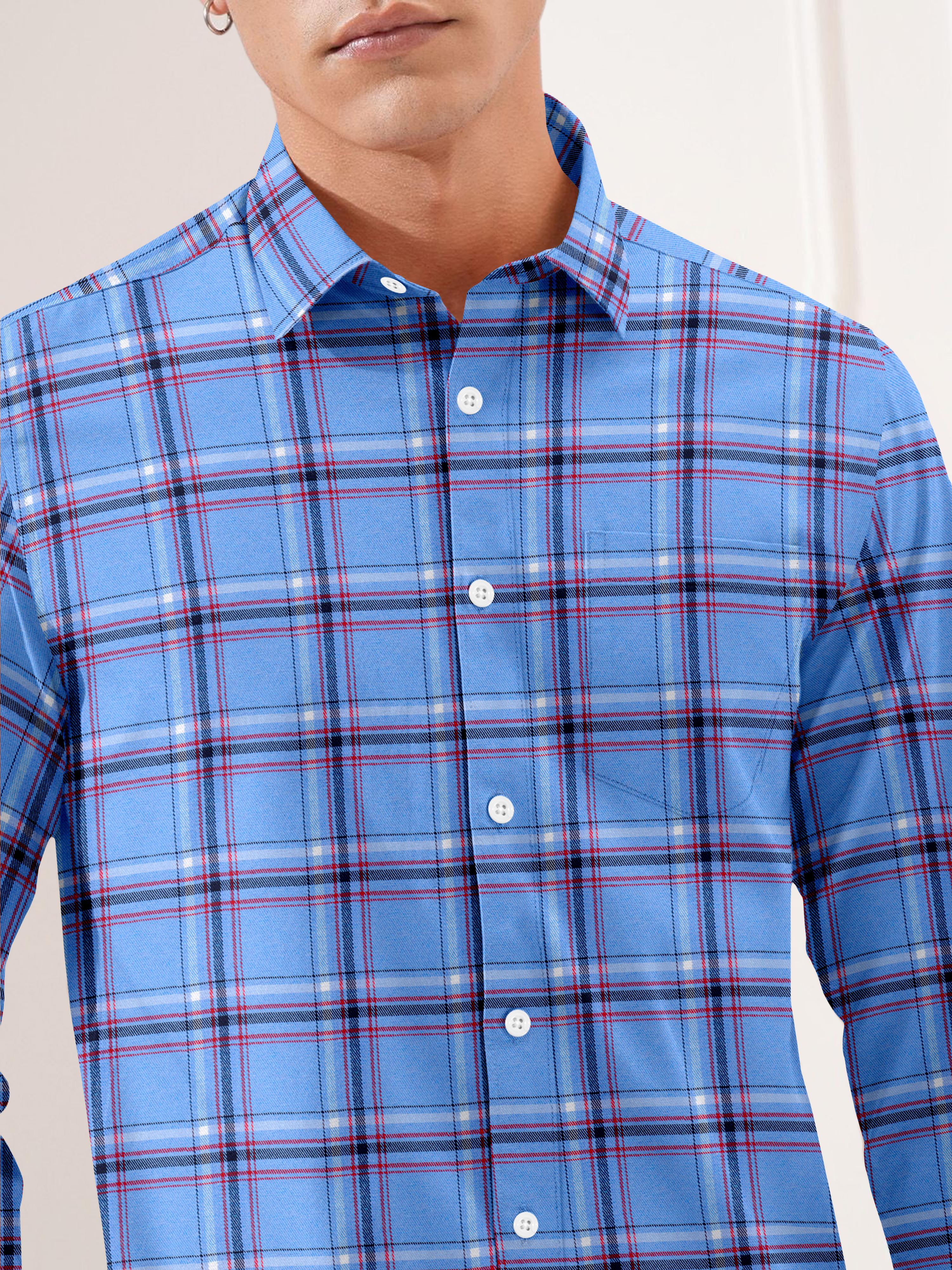 Mens Checkered Casual Shirt Mens Checkered Casual Shirt
