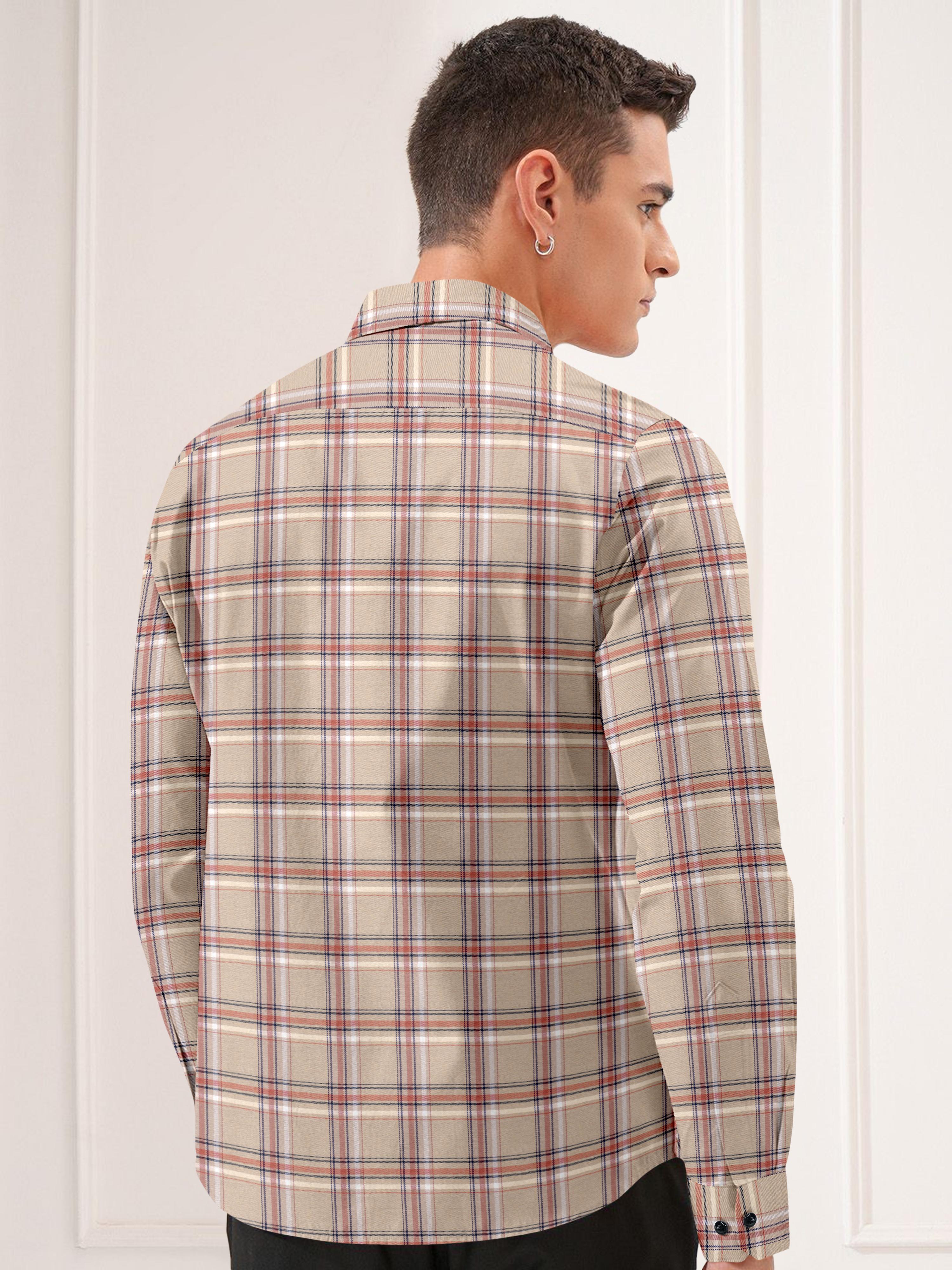 Mens Checkered Casual Shirt Mens Checkered Casual Shirt