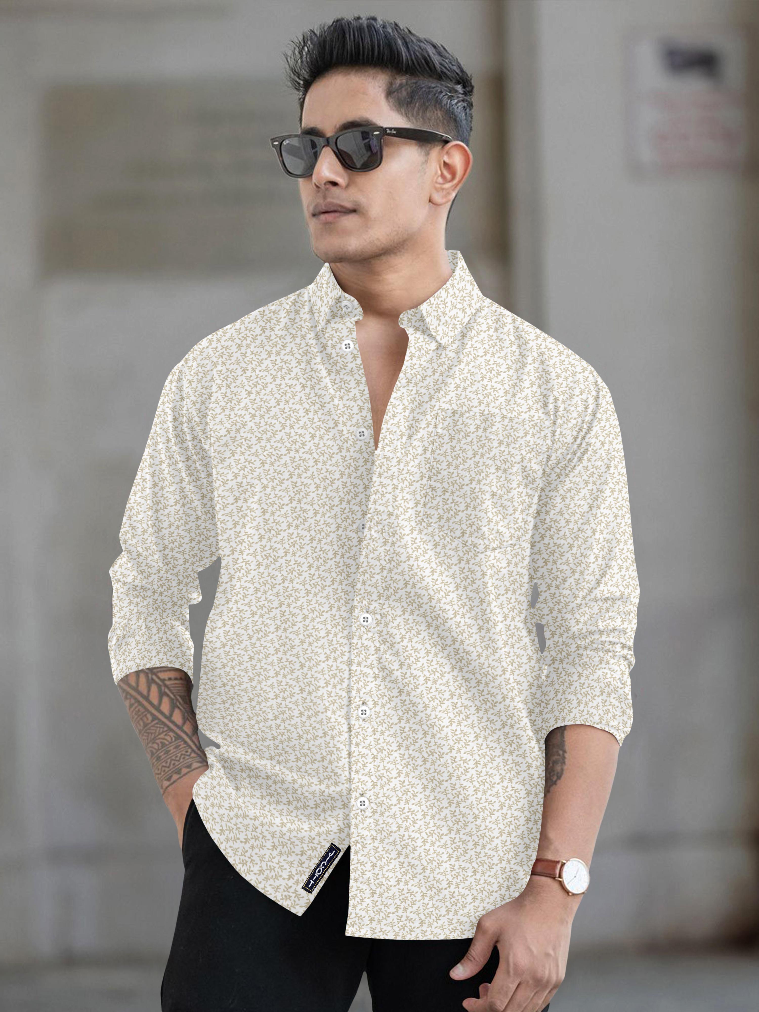mens casual floral printed shirt mens casual floral printed shirt
