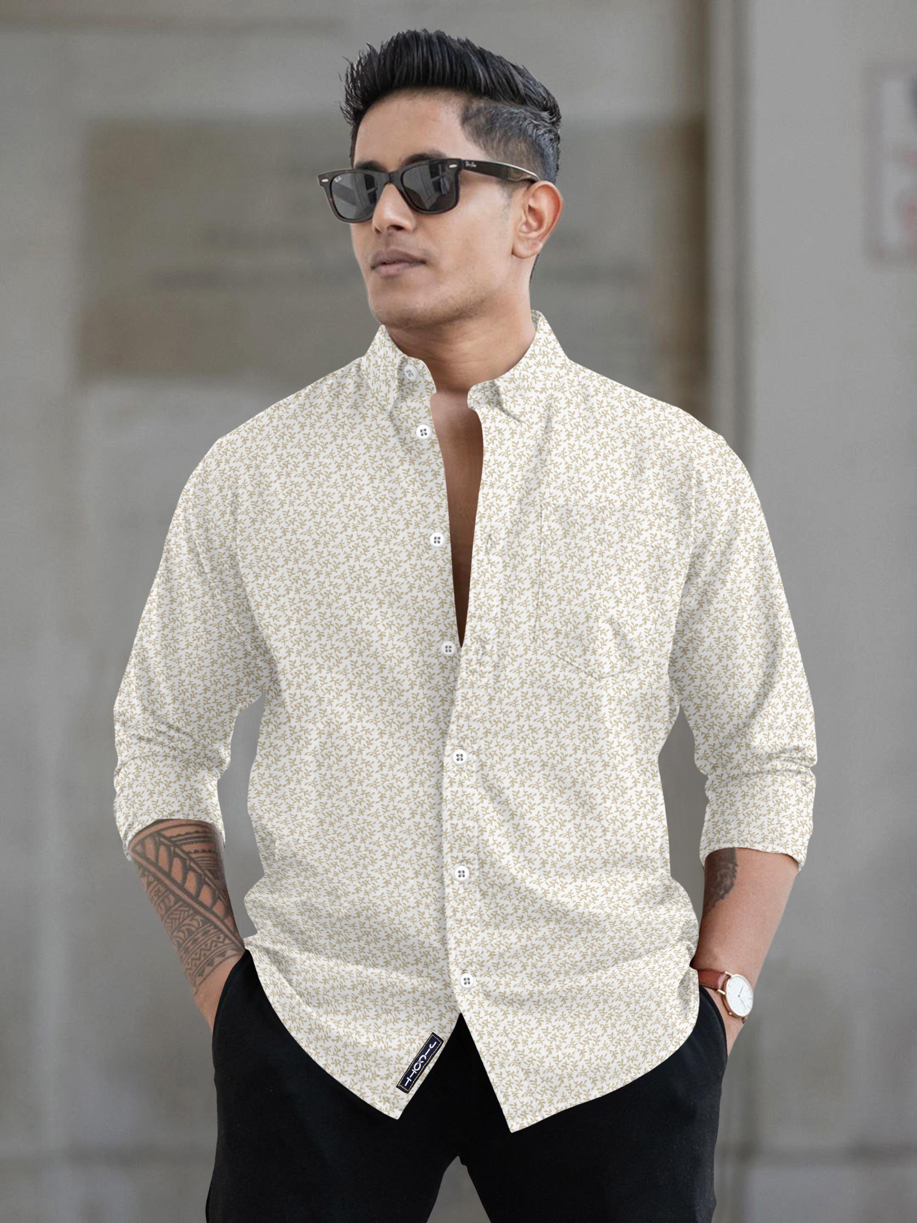 mens casual floral printed shirt mens casual floral printed shirt