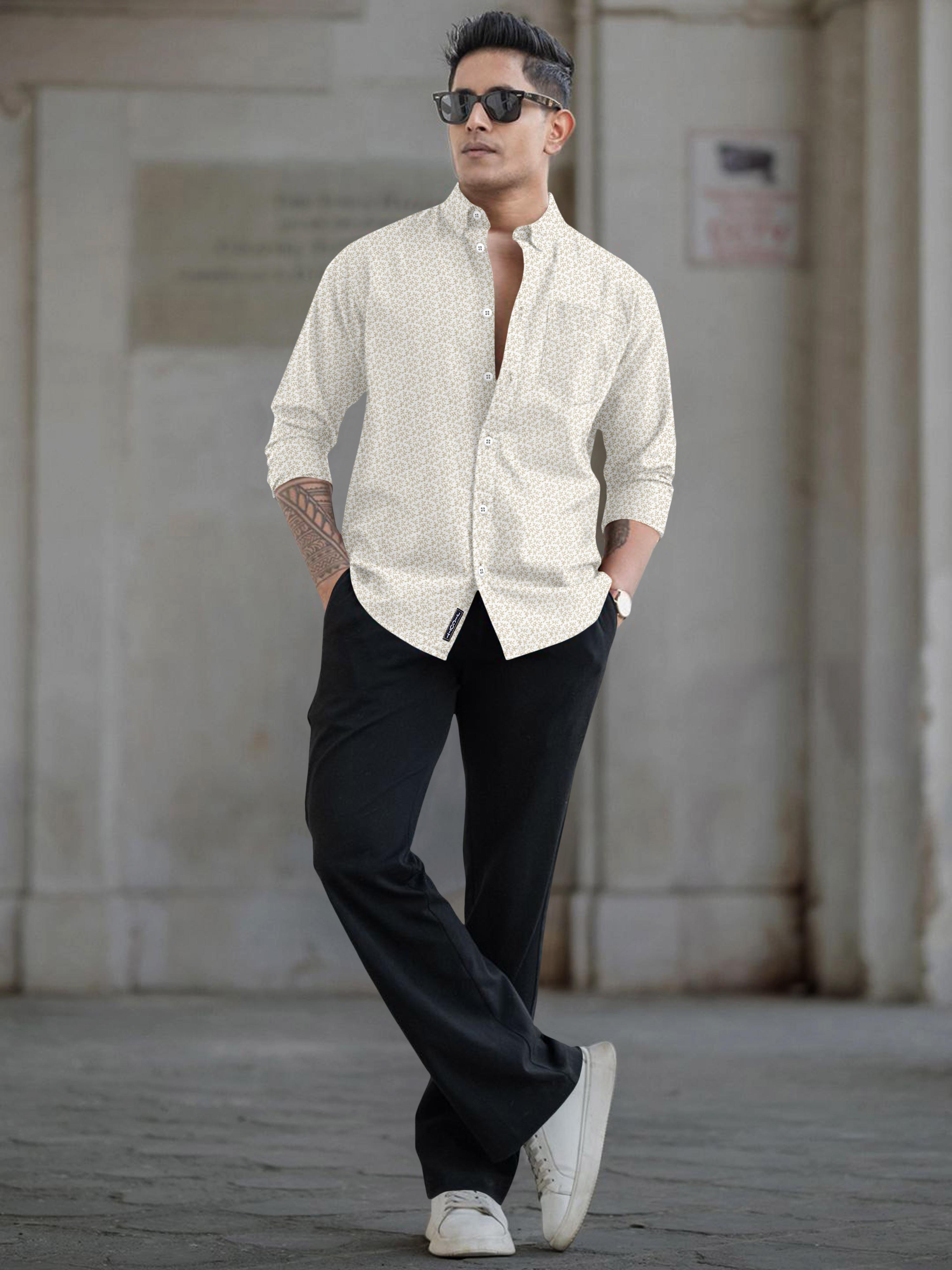 mens casual floral printed shirt mens casual floral printed shirt