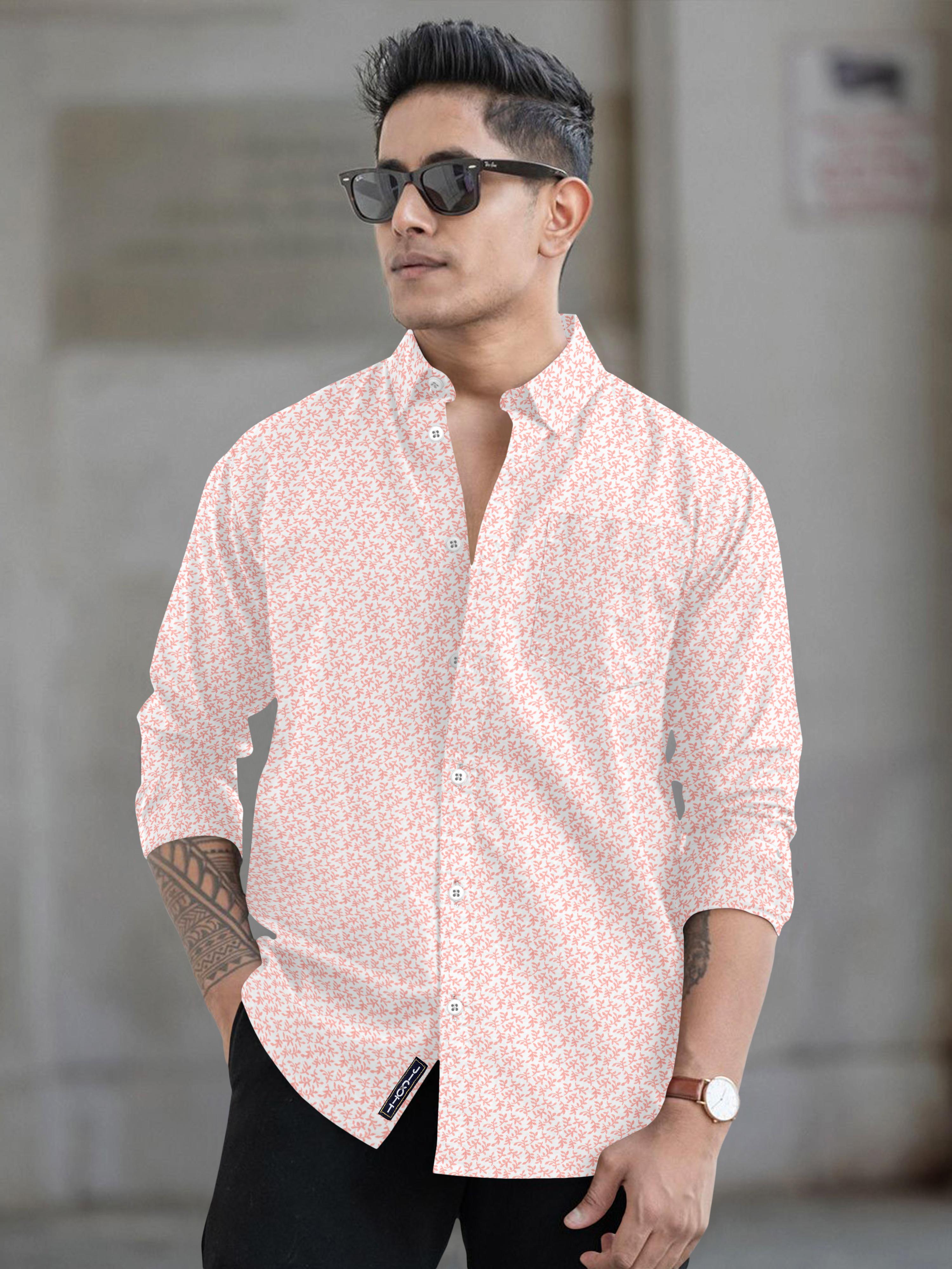 mens casual floral printed shirt mens casual floral printed shirt