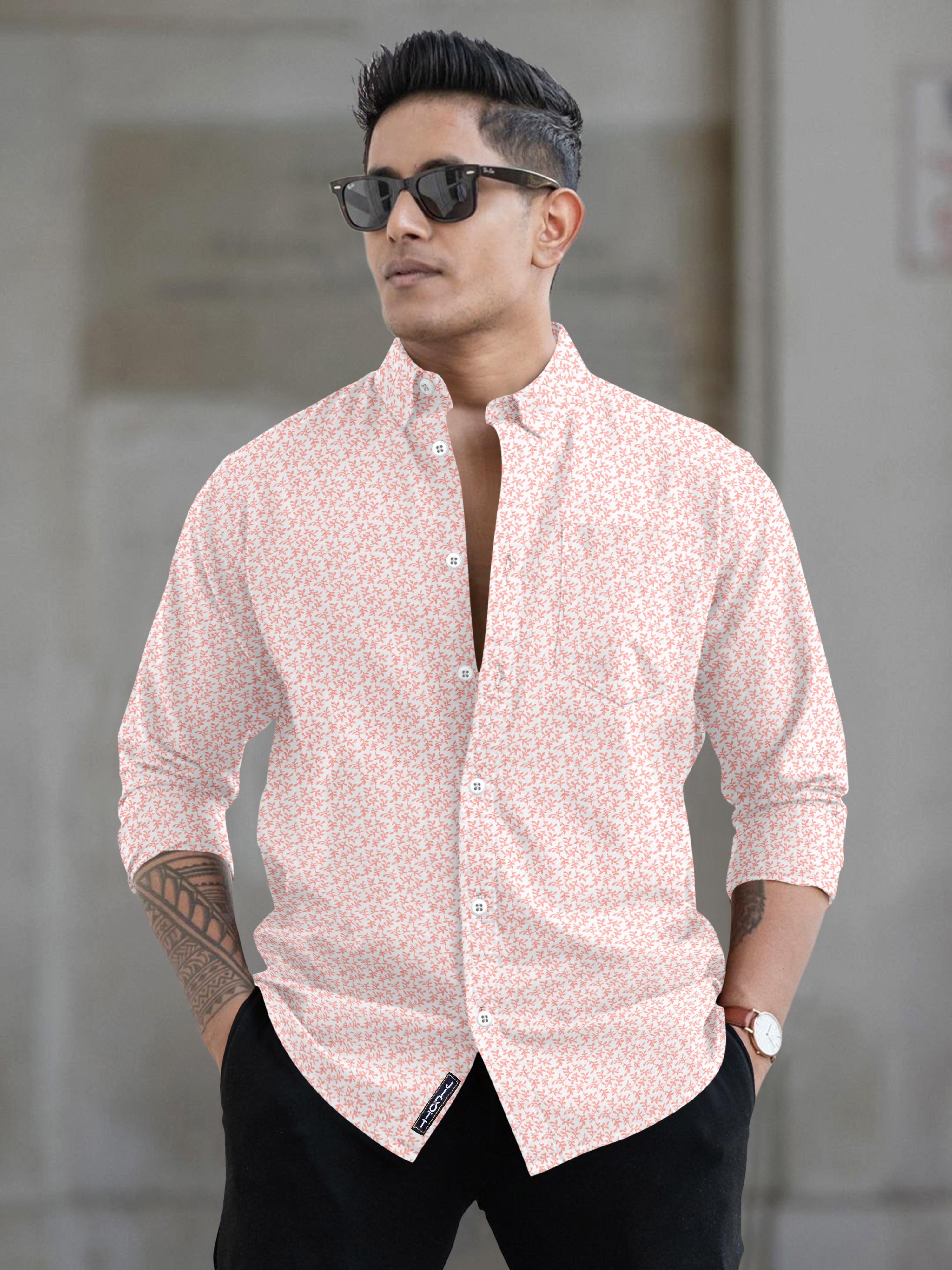 mens casual floral printed shirt mens casual floral printed shirt