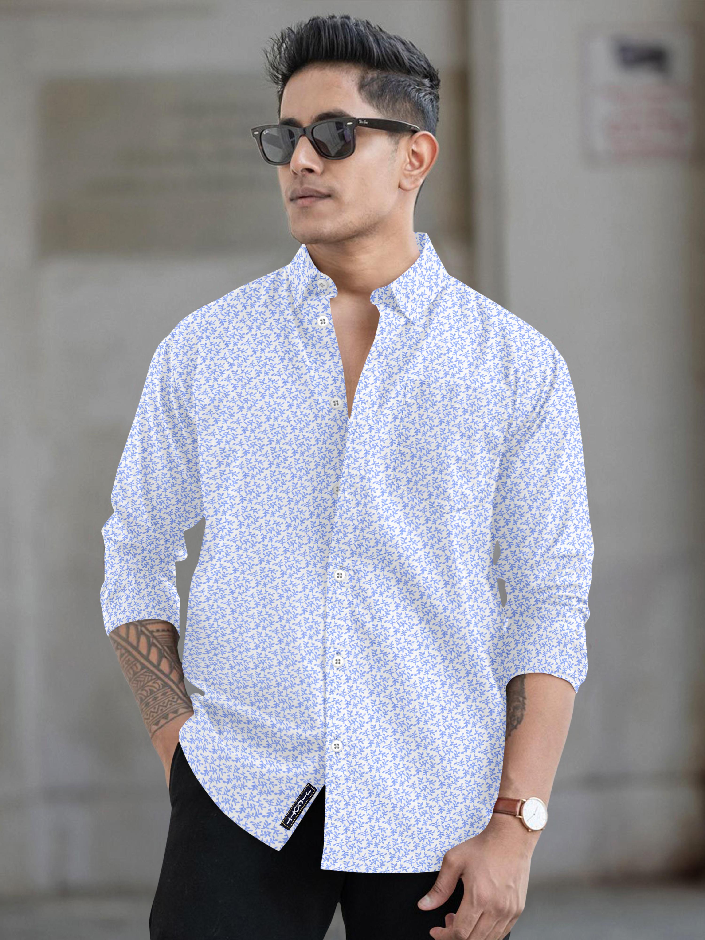 mens casual floral printed shirt mens casual floral printed shirt