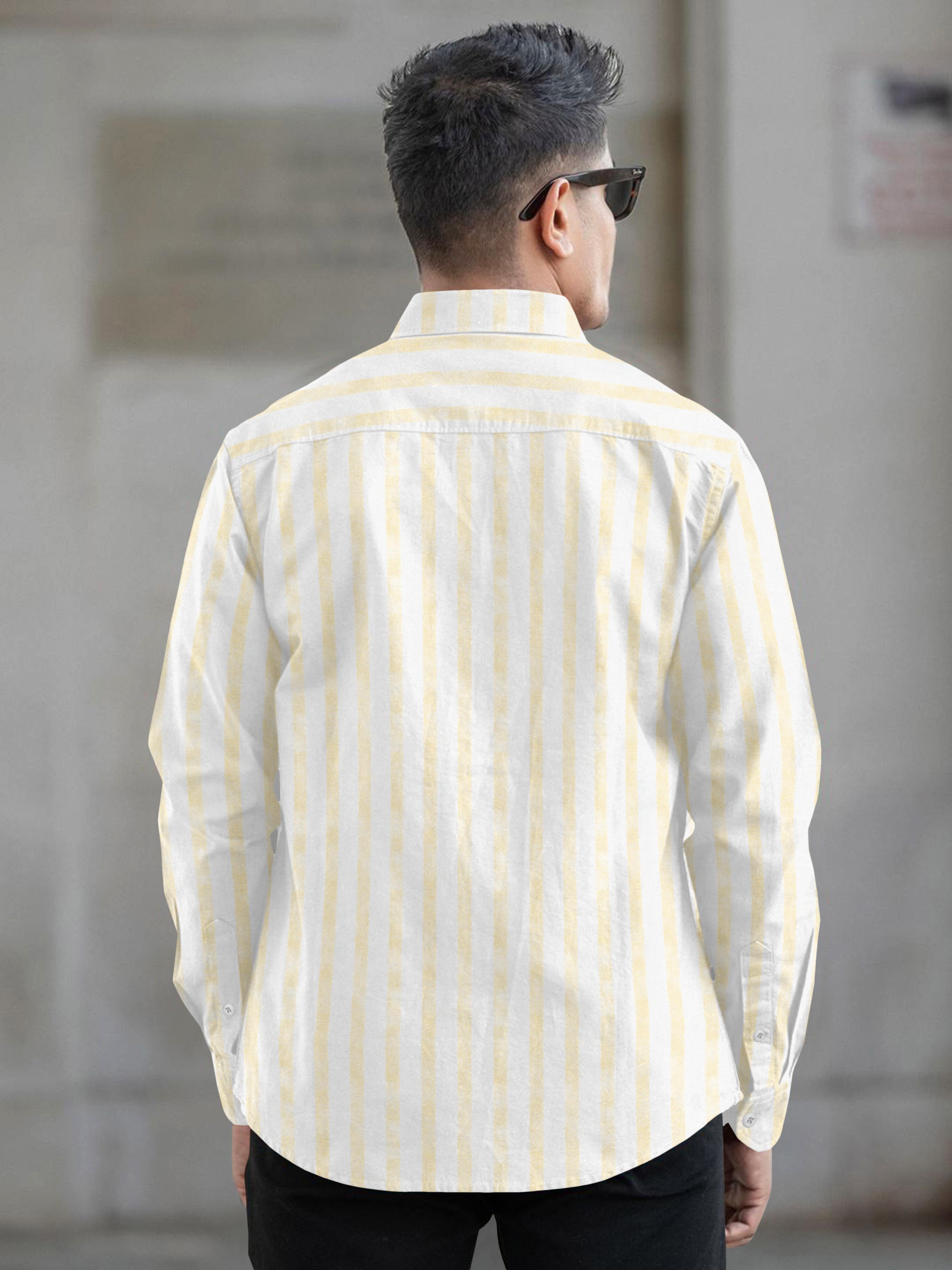 Mens vertical striped regular fit casual shirt Mens vertical striped regular fit casual shirt