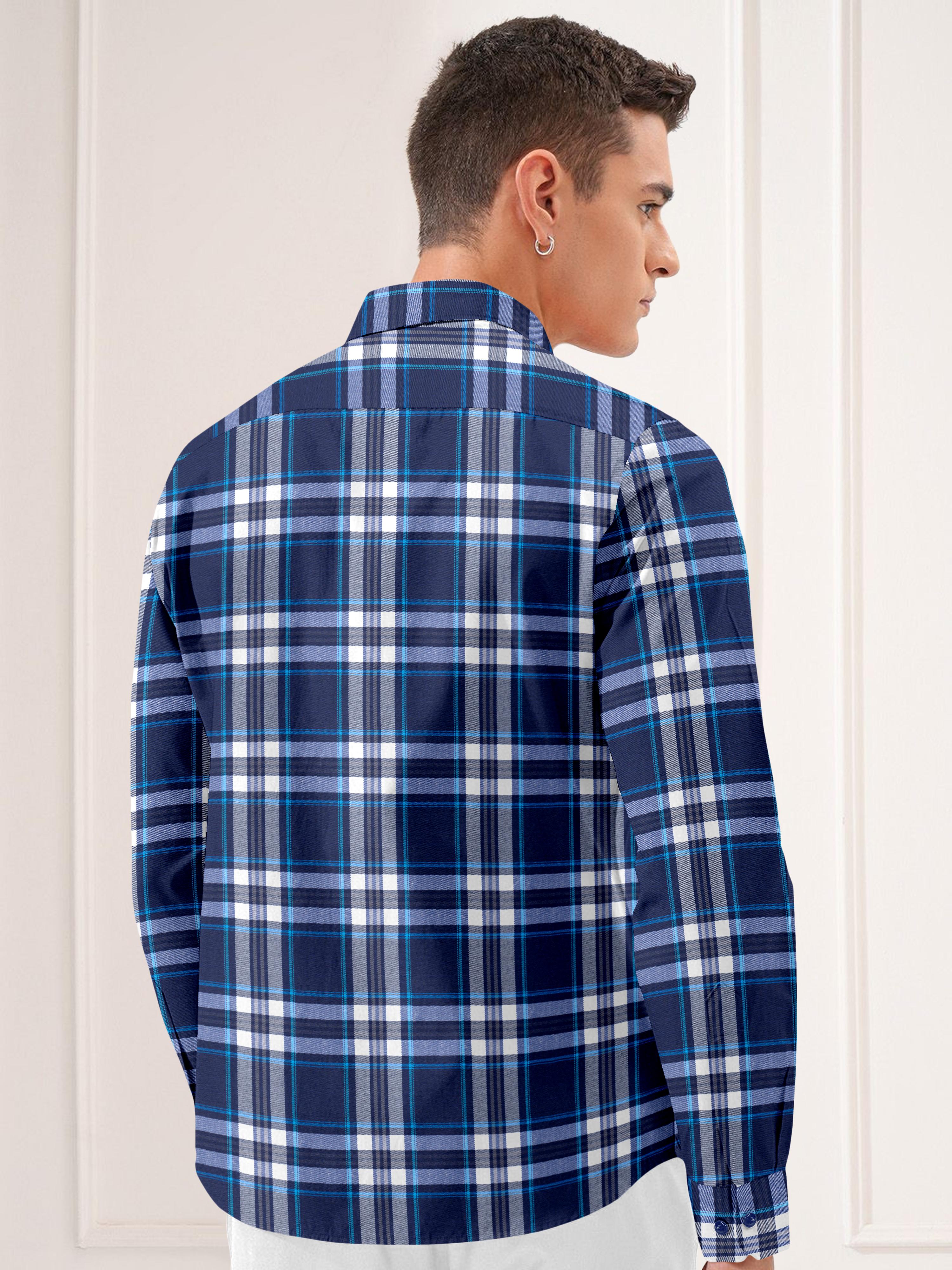 Mens Checkered Full Sleeve casual Shirt Mens Checkered Full Sleeve casual Shirt