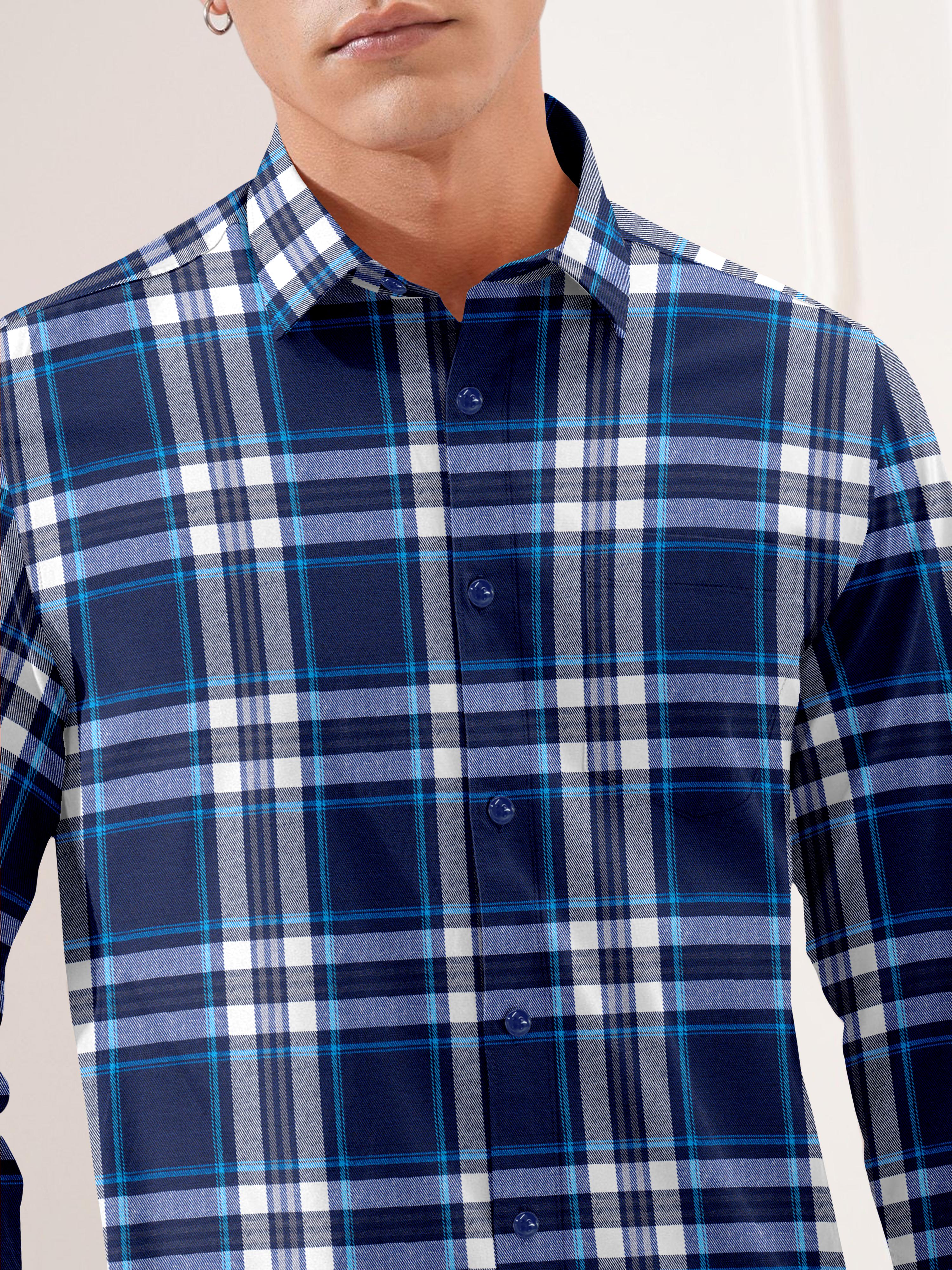 Mens Checkered Full Sleeve casual Shirt Mens Checkered Full Sleeve casual Shirt