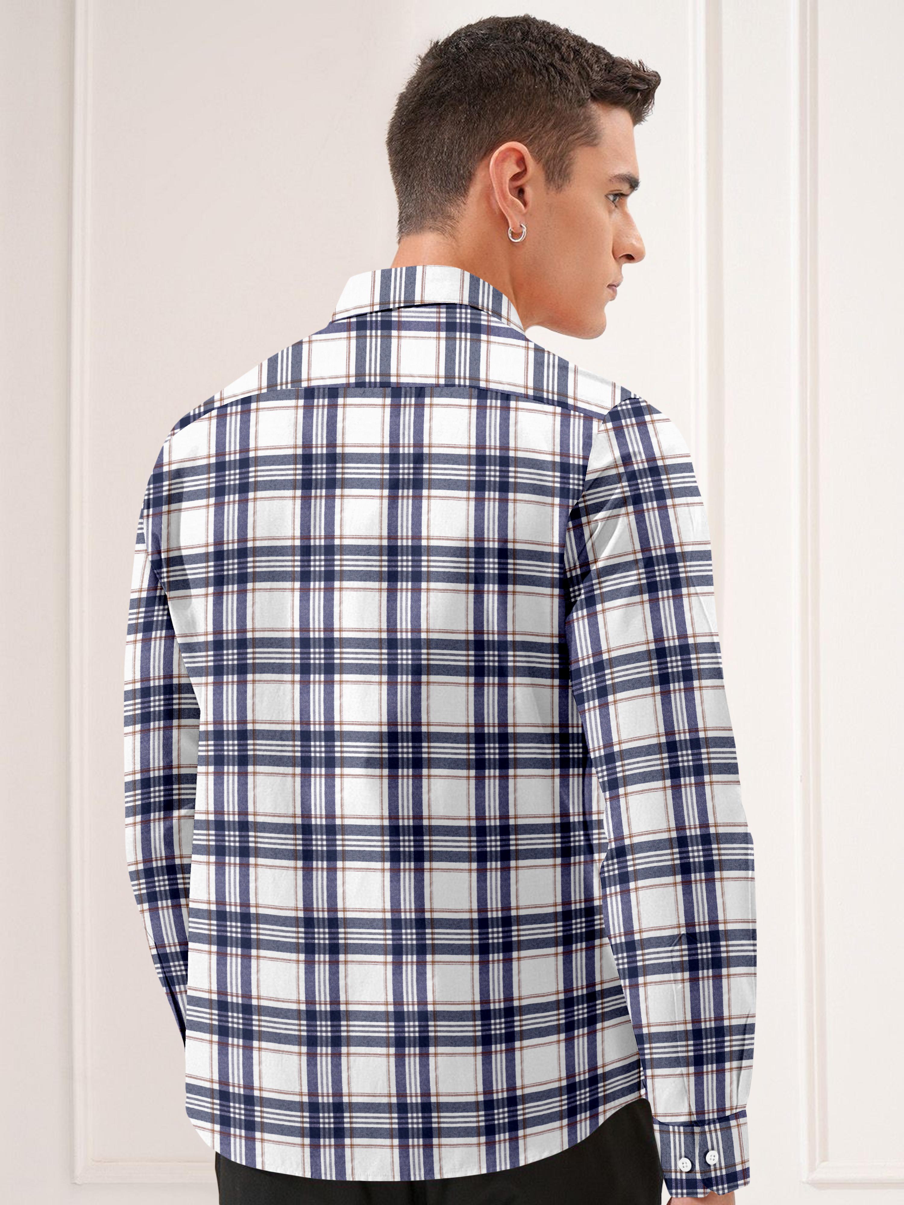 Mens Checkered Full Sleeve casual Shirt Mens Checkered Full Sleeve casual Shirt
