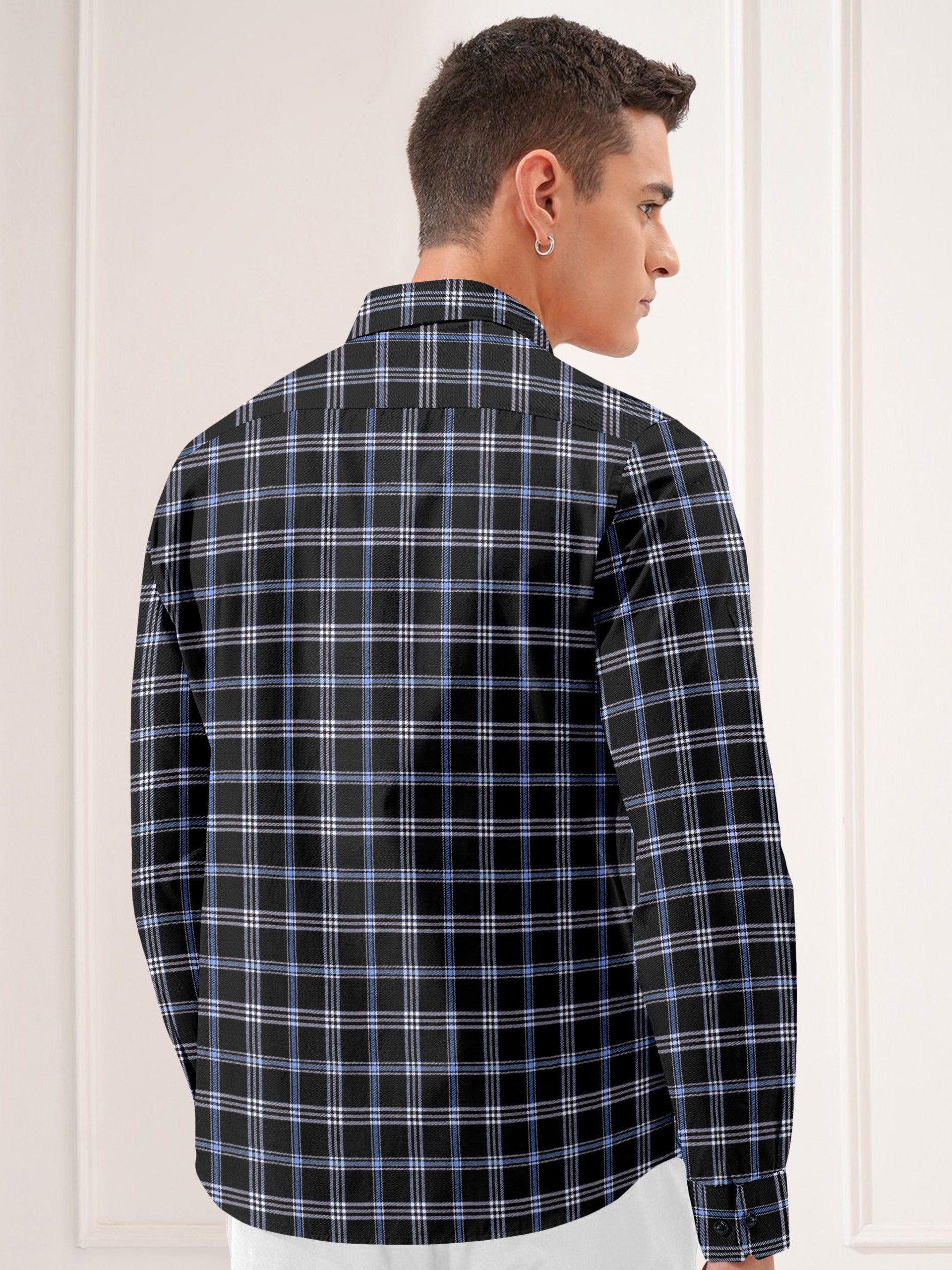 Mens Full Sleeve Checkered Casual Shirt Mens Full Sleeve Checkered Casual Shirt