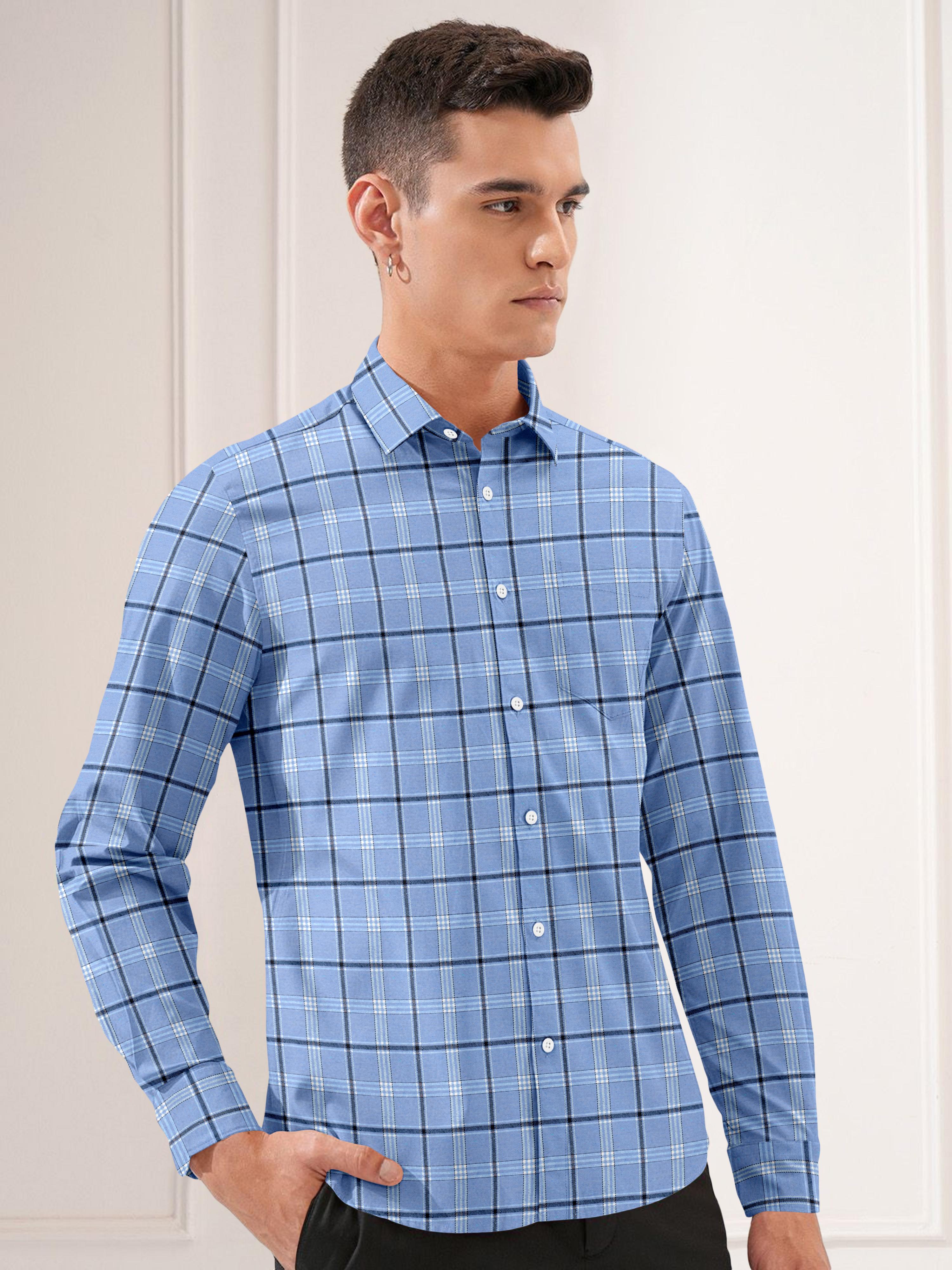 Mens Checkered Casual Shirt Mens Checkered Casual Shirt