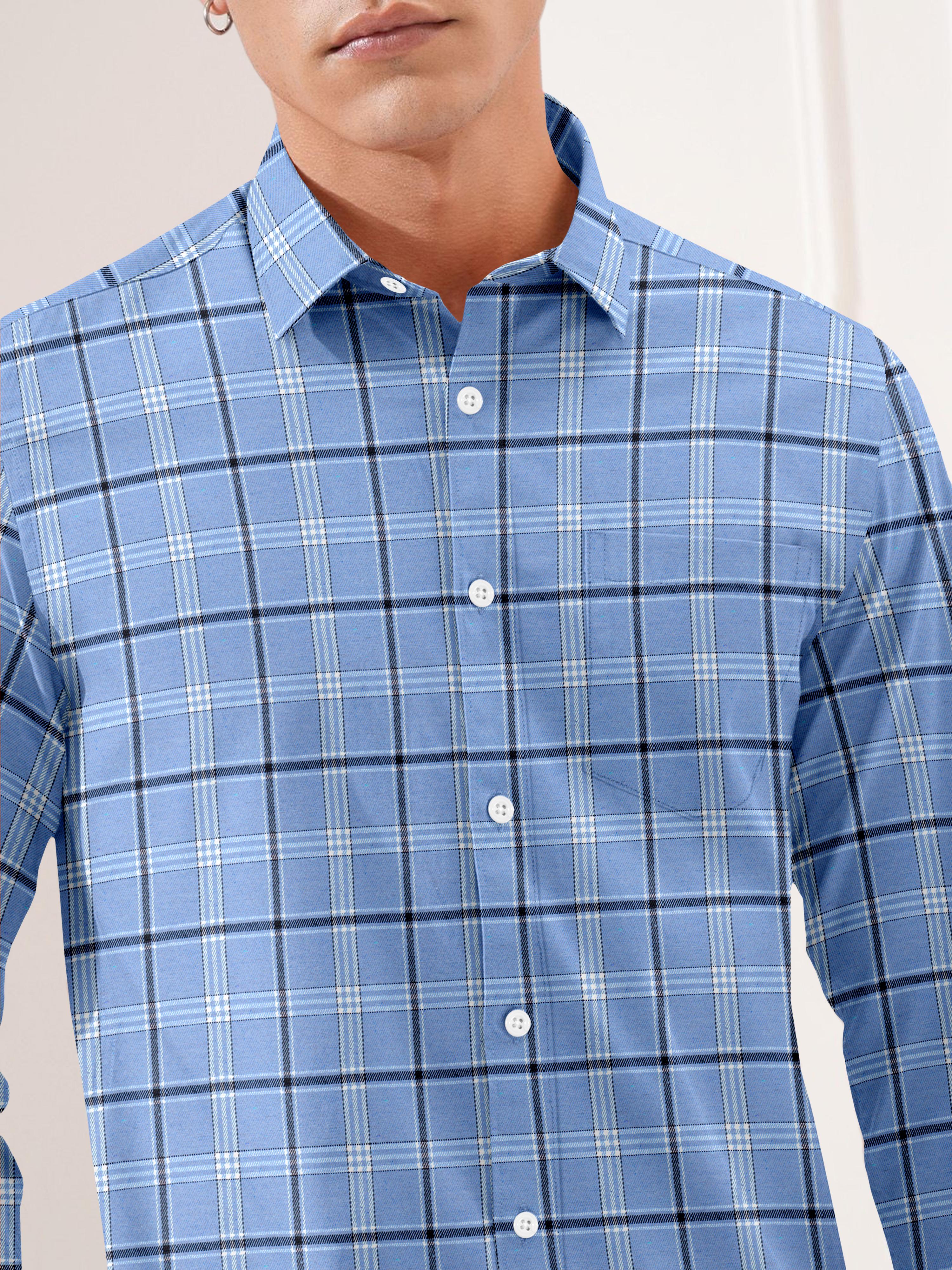Mens Full Sleeve Checkered Casual Shirt Mens Full Sleeve Checkered Casual Shirt