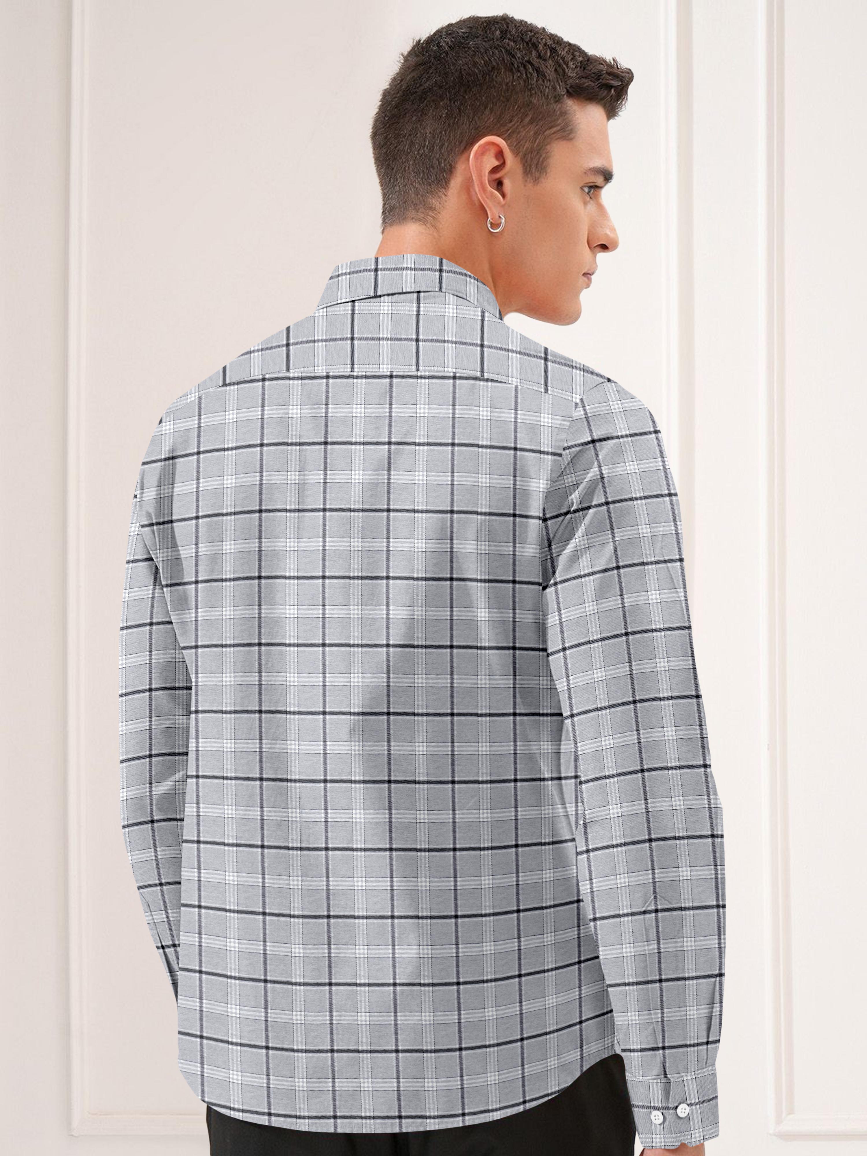 Mens Full Sleeve Checkered Casual Shirt Mens Full Sleeve Checkered Casual Shirt