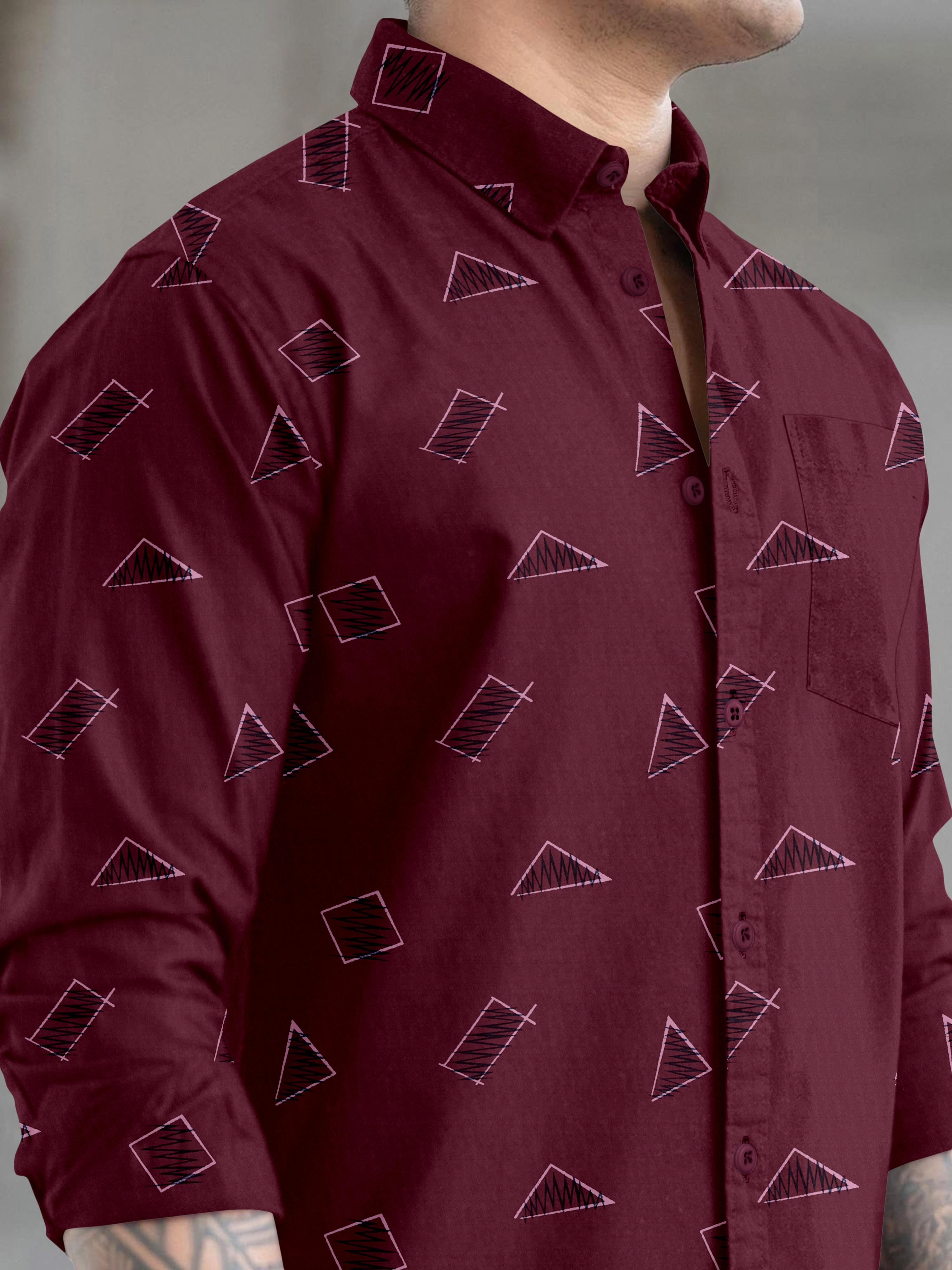 Mens Printed Casual Shirt Mens Printed Casual Shirt