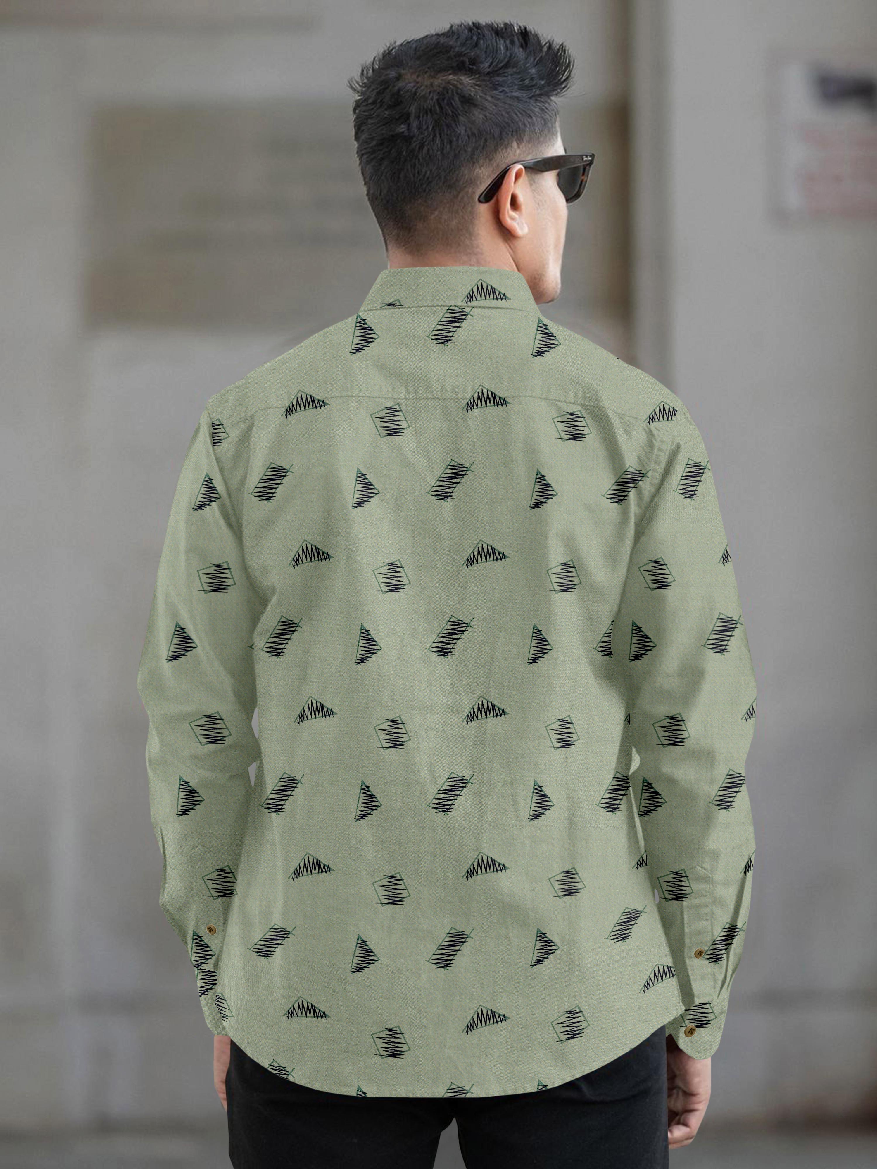 Mens Printed Casual Shirt Mens Printed Casual Shirt